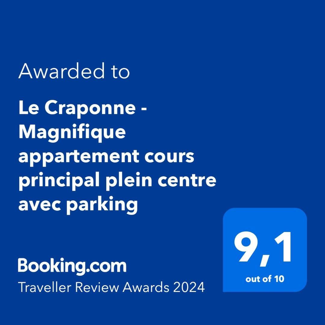 Le Craponne - Magnifique Appartement Cours Principal Plein Centre Avec Parking Salon-de-Provence Eksteriør bilde